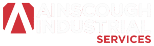 Ainscough Industrial Services corporate logo for heavy lifting and relocation.