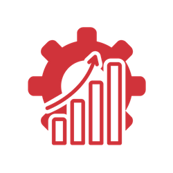 No-nonsense approach core value icon for straightforward industrial project delivery.
