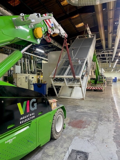 Ball aerosol packaging manufacturing equipment relocation and installation project.